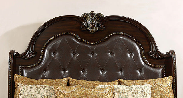 Furniture Of America Fromberg Bed FM7670-CONF Brown Cherry Traditional - sofafair.com