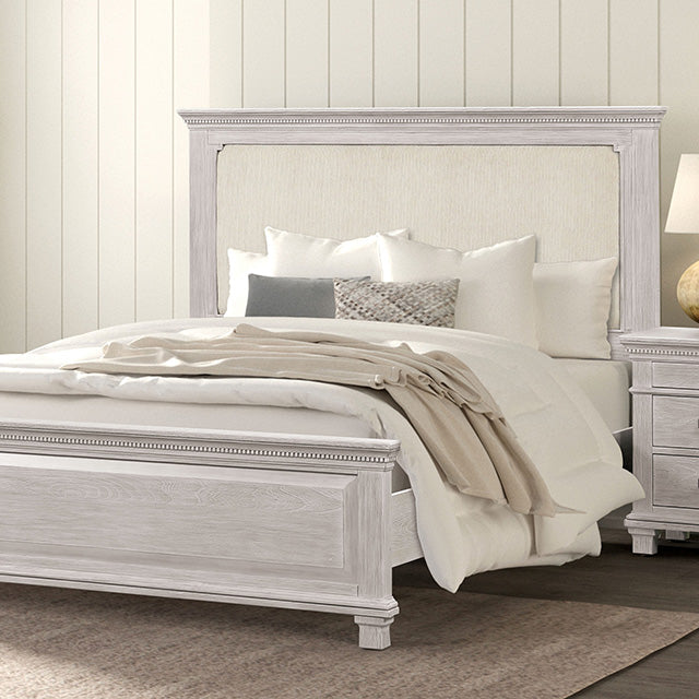 Furniture Of America Swanley Bed FM7707GY-CONF Weathered Gray Transitional - sofafair.com