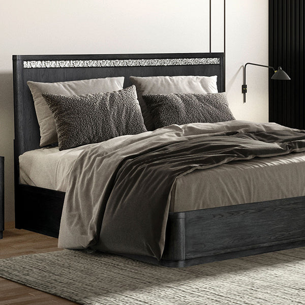 Furniture Of America Sterling West Bed FM79001ES-CONF Ash Gray Modern Contemporary - sofafair.com