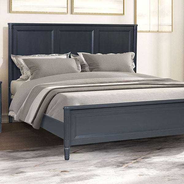 Furniture Of America Altamira Bed FM79012BL-CONF Malta Blue Modern French - sofafair.com