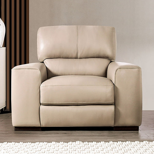 Furniture Of America Marsicano Chair FM90005TP-CH Taupe Transitional - sofafair.com