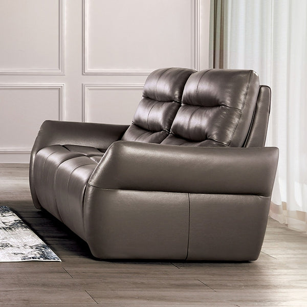 Furniture Of America Granucci Power Loveseat FM90007GY-LV-PM Gray Transitional - sofafair.com