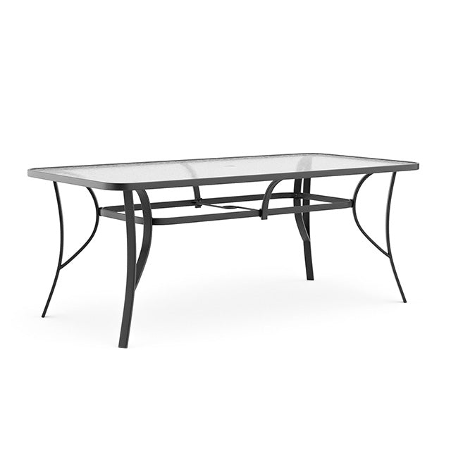 Furniture Of America Palma Patio Table GM-2022 Black/Gray Contemporary - sofafair.com