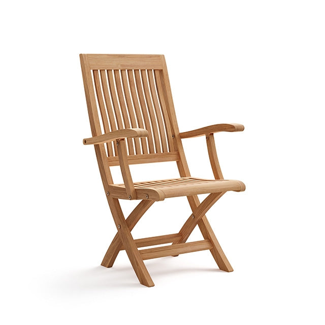 Furniture Of America Nusa Folding Arm Chair GM-2037 Natural Contemporary - sofafair.com