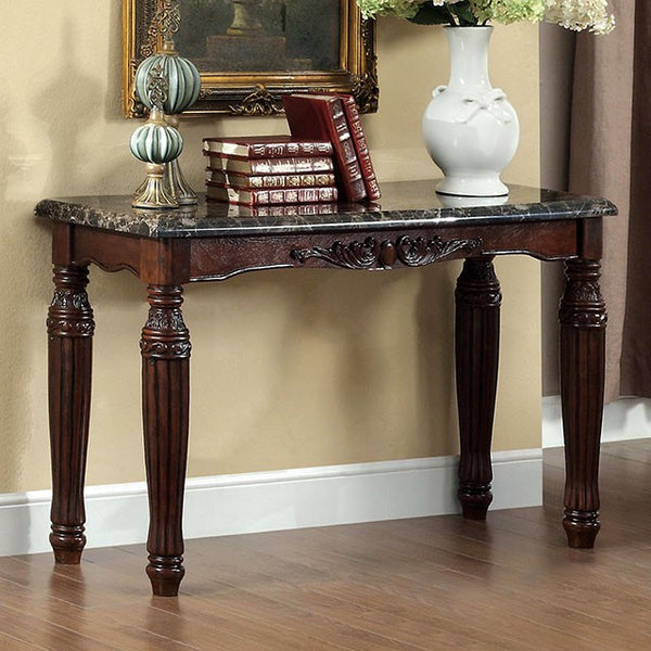 Furniture Of America Brampton Sofa Table CM4292EX-S Espresso/Black Traditional - sofafair.com