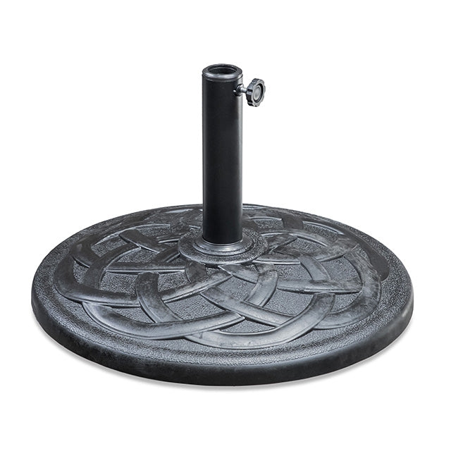 Furniture Of America Duro Round Umbrella Base LA-A014BK Black Contemporary - sofafair.com