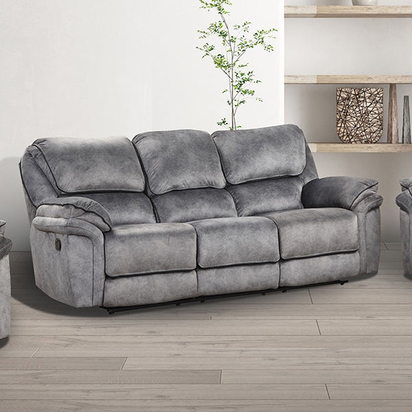 Furniture Of America Themis Manual Sofa NX6002GY-SF Gray Transitional - sofafair.com