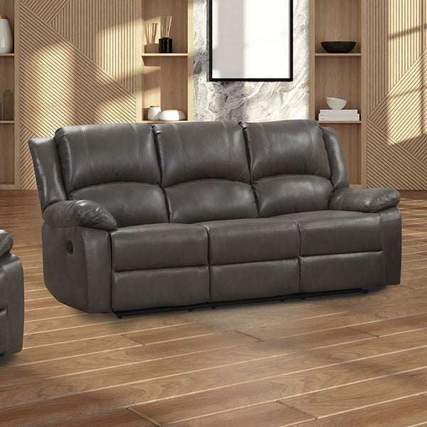 Furniture Of America Letha Manual Sofa NX6008GY-SF Gray Transitional - sofafair.com