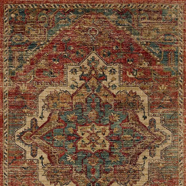 Furniture Of America Wilhelm Area Rug RG8160S Spice Rose Contemporary - sofafair.com