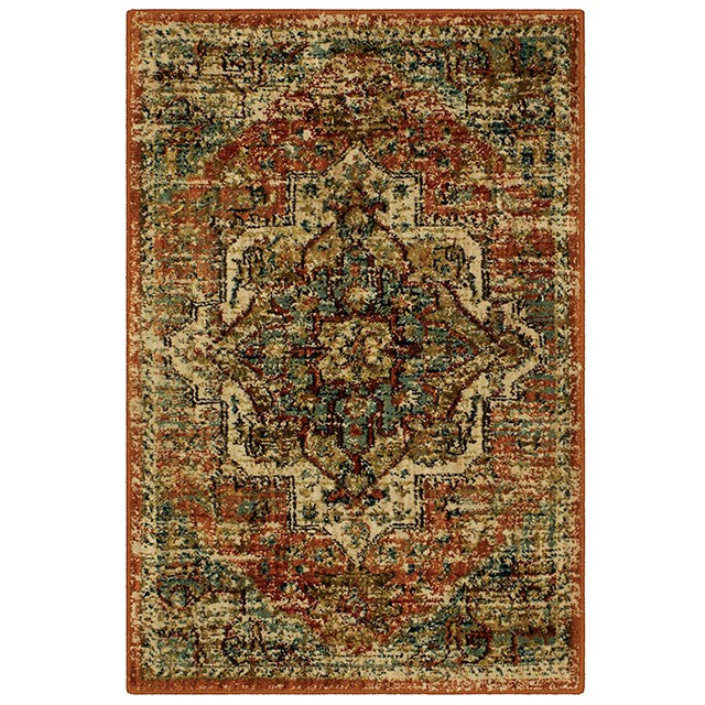 Furniture Of America Wilhelm Area Rug RG8160S Spice Rose Contemporary - sofafair.com