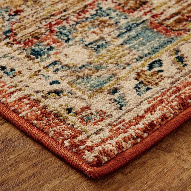 Furniture Of America Wilhelm Area Rug RG8160S Spice Rose Contemporary - sofafair.com