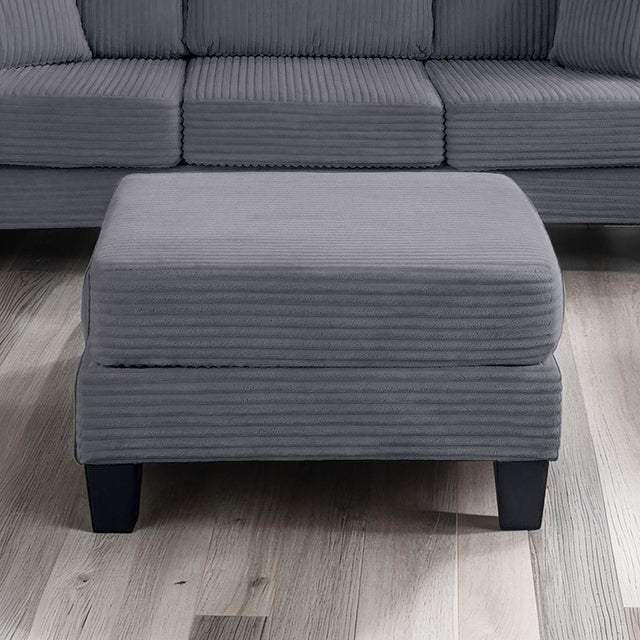 Furniture Of America Moretaine Storage Ottomen SL6932DG-OT Dark Gray Contemporary - sofafair.com