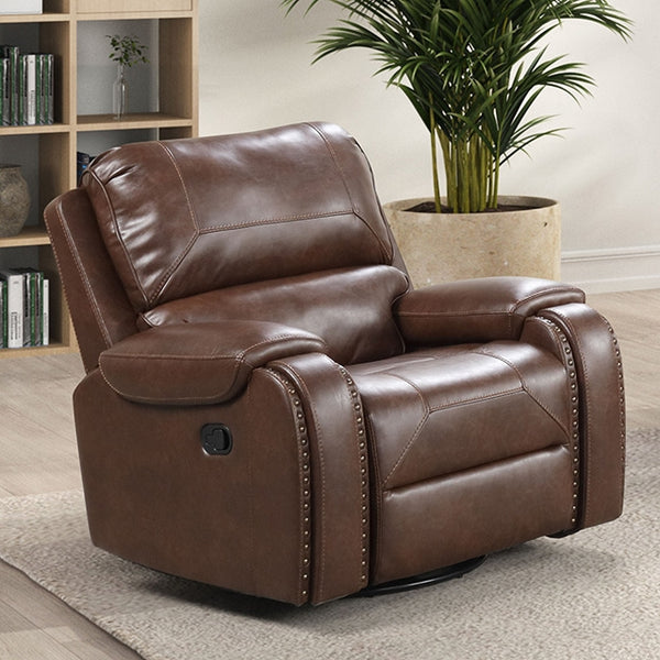 Furniture Of America Tepic Chair TM6012BR-CH Brown Transitional - sofafair.com