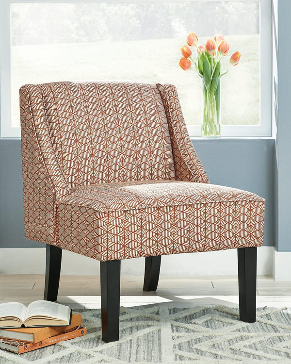 Janesley Accent Chair A3000136 Orange Contemporary Accent Chairs - Free Standing By Ashley - sofafair.com