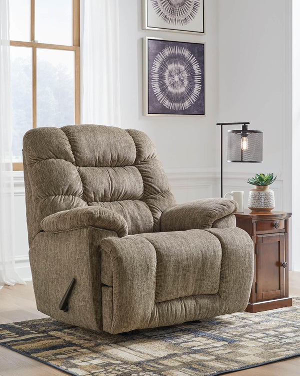 Bridgtrail Recliner 1650225 Brown/Beige Contemporary Motion Recliners - Free Standing By AFI - sofafair.com