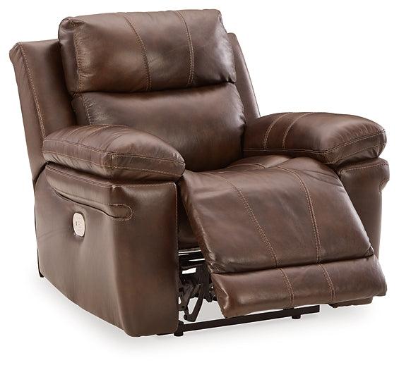 Edmar Power Recliner U6480513 Brown/Beige Contemporary Motion Recliners - Free Standing By Ashley - sofafair.com