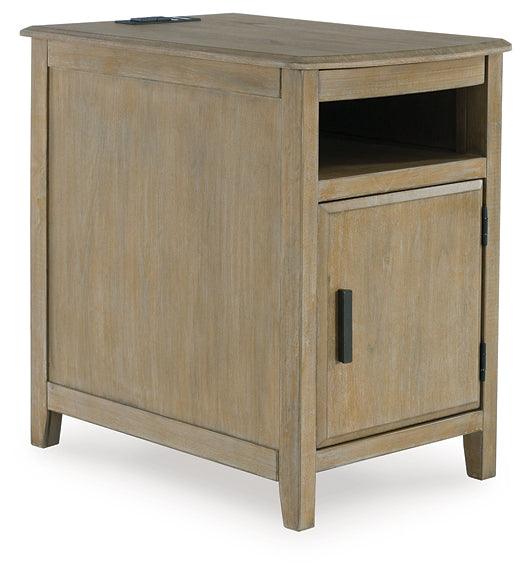 Devonsted Chairside End Table T310-317 Brown/Beige Casual End Table Chair Side By Ashley - sofafair.com
