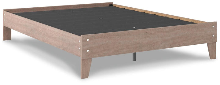 Flannia Queen Platform Bed EB2520-113 Black/Gray Casual Master Beds By Ashley - sofafair.com
