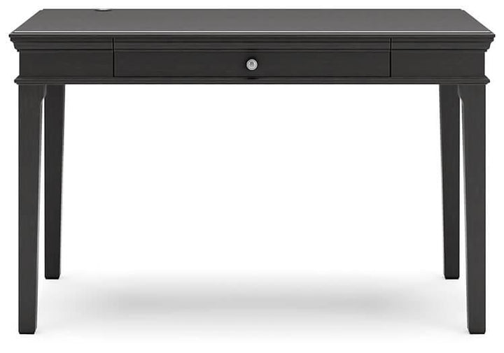 Beckincreek 48" Home Office Desk H778-10 Black/Gray Traditional Desks By AFI - sofafair.com