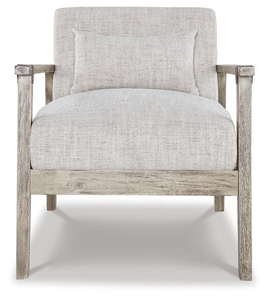 Dalenville Accent Chair A3000335 White Casual Stationary Upholstery Accents By AFI - sofafair.com