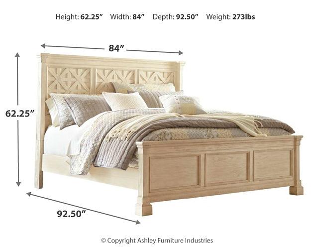 Bolanburg California King Panel Bed B647B8 White Casual Master Beds By Ashley - sofafair.com