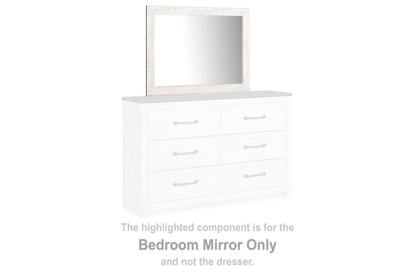 B1190-36 White Casual Gerridan Bedroom Mirror By Ashley - sofafair.com
