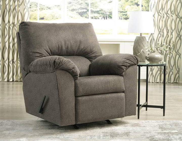 Norlou Recliner 2950225 Black/Gray Contemporary Motion Upholstery By Ashley - sofafair.com