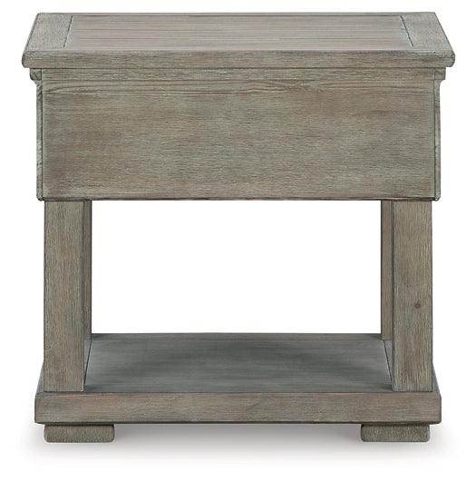 T659-3 Brown/Beige Casual Moreshire End Table By Ashley - sofafair.com