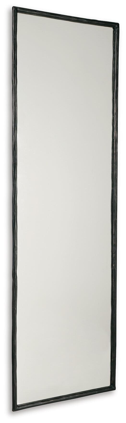 Ryandale Floor Mirror A8010263 Metallic Contemporary Decorative Oversize Accents By AFI - sofafair.com