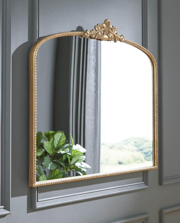 A8010320 Yellow Traditional Tellora Accent Mirror By Ashley - sofafair.com