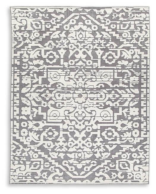 Oddetteley R406261 White Traditional Rug Large By Ashley - sofafair.com