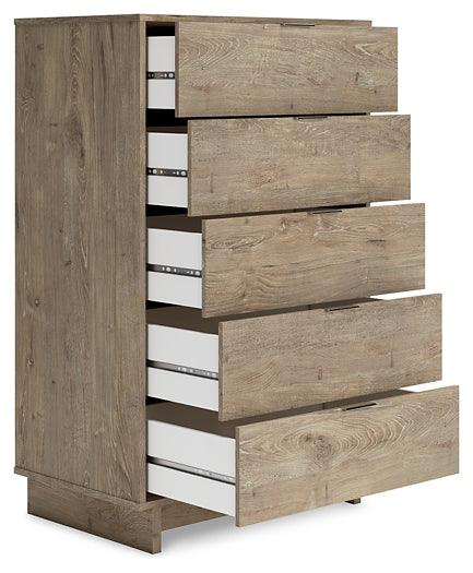 Oliah Chest of Drawers EB2270-245 Natural Contemporary Youth Bed Cases By Ashley - sofafair.com