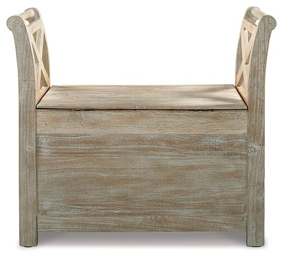 Fossil Ridge Accent Bench A4000001 Brown/Beige Casual Accent Chairs - Free Standing By Ashley - sofafair.com