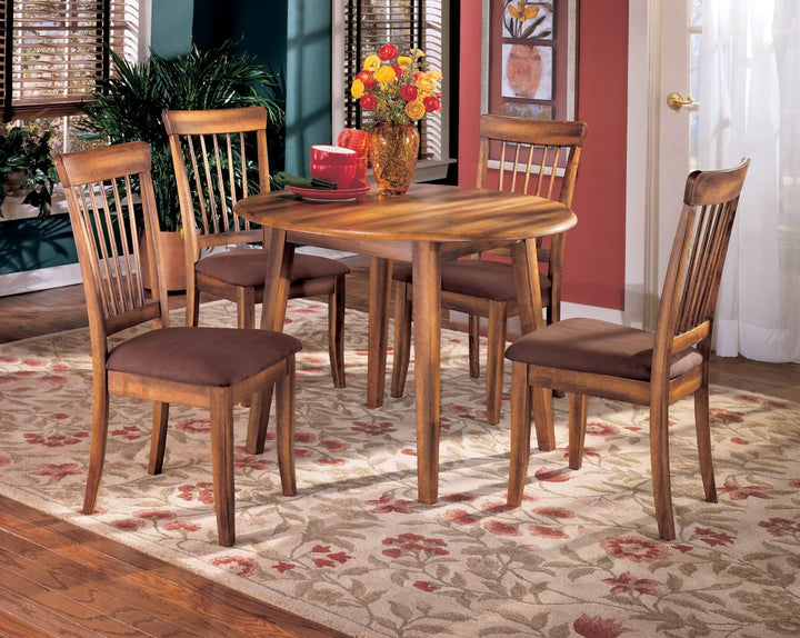 Berringer Dining Table and 4 Chairs D199D13 Brown/Beige Casual Dining Package By Ashley - sofafair.com