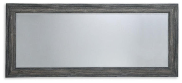Jacee Floor Mirror A8010219 Black/Gray Casual Decorative Oversize Accents By Ashley - sofafair.com