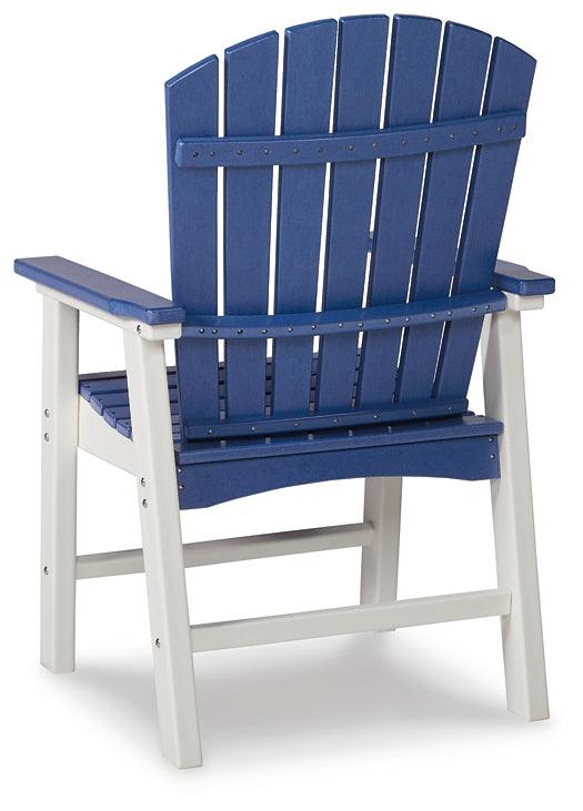 Toretto Outdoor Dining Arm Chair (Set of 2) P209-601A White Contemporary Outdoor Dining Chair By Ashley - sofafair.com