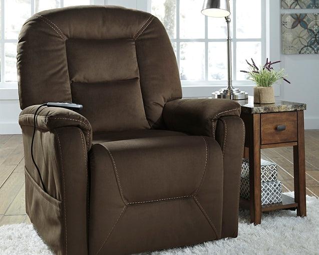 Samir Power Lift Recliner 2080112 Brown/Beige Contemporary Motion Recliners - Free Standing By Ashley - sofafair.com