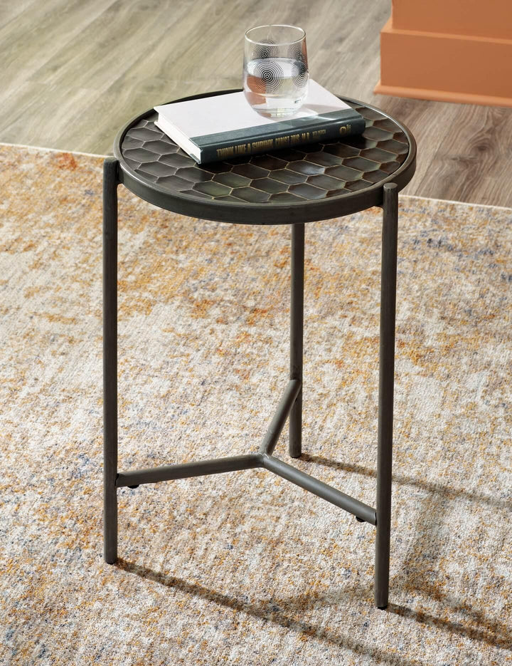 Doraley Chairside End Table T793-6 Black/Gray Contemporary End Table Chair Side By Ashley - sofafair.com