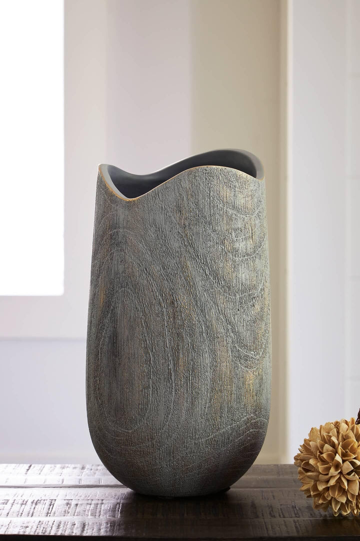 A2000549 Black/Gray Casual Iverly Vase By Ashley - sofafair.com