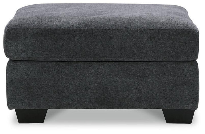1190208 Black/Gray Contemporary Ambrielle Oversized Accent Ottoman By AFI - sofafair.com