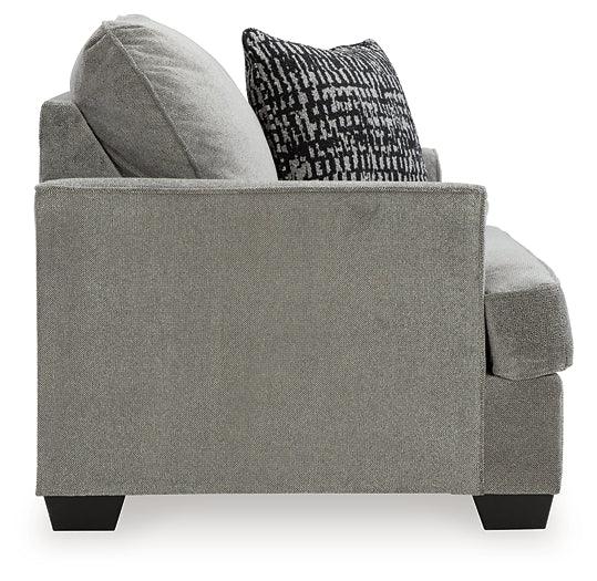 Deakin Oversized Chair 3470823 Black/Gray Contemporary Stationary Upholstery By Ashley - sofafair.com