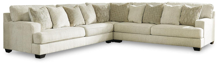 Rawcliffe 5-Piece Sectional 19604S3 Brown/Beige Casual Stationary Sectionals By Ashley - sofafair.com