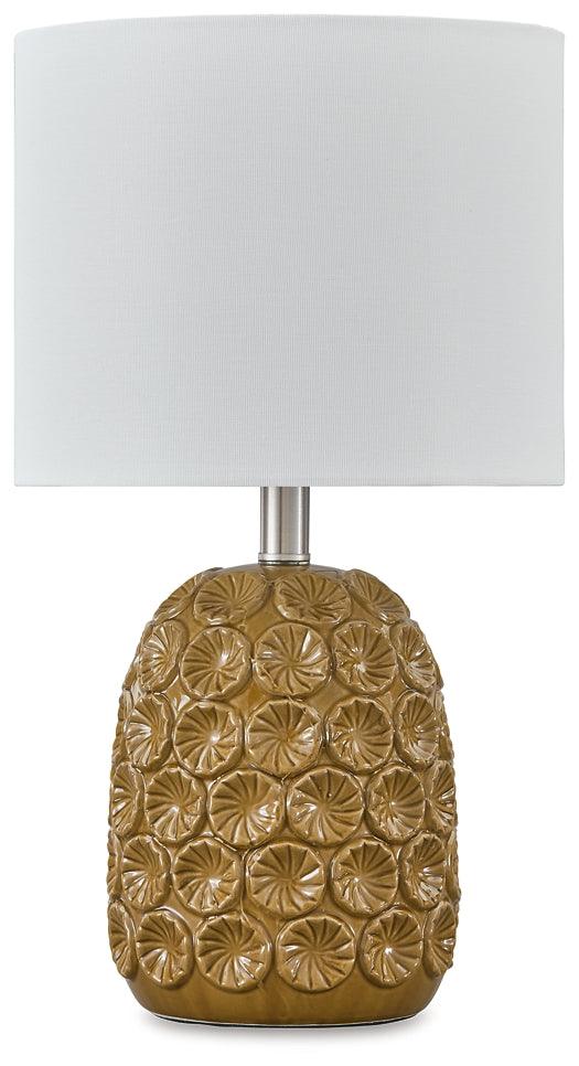 L180084 Yellow Casual Moorbank Table Lamp By Ashley - sofafair.com