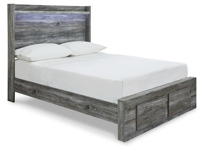 Baystorm Full Panel Bed with 2 Storage Drawers B221B34 Black/Gray Casual Master Beds By AFI - sofafair.com