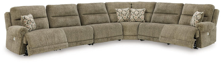 Lubec 6-Piece Power Reclining Sectional 85407S8 Contemporary Motion Sectionals By Ashley - sofafair.com
