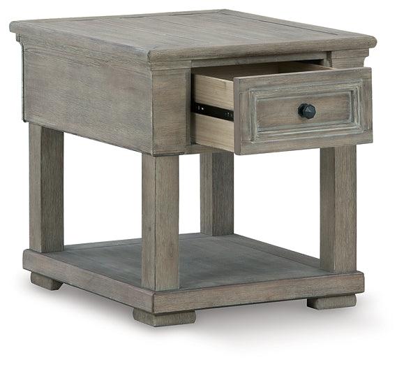 T659-3 Brown/Beige Casual Moreshire End Table By Ashley - sofafair.com