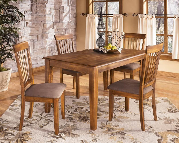 D199-01X2 Brown/Beige Casual Berringer Dining Chair (Set of 2) By Ashley - sofafair.com