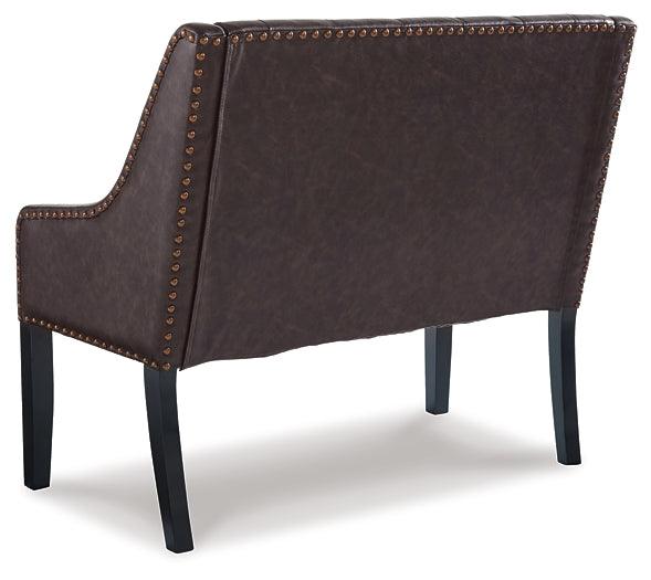 Carondelet Accent Bench A3000173 Brown/Beige Casual Stationary Upholstery By Ashley - sofafair.com