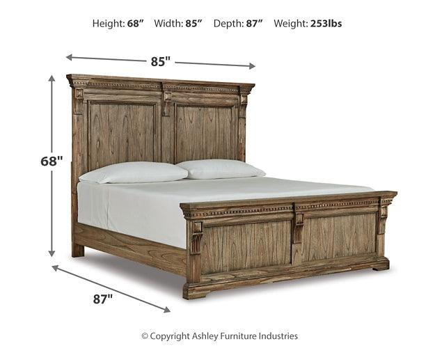 Markenburg King Panel Bed B770B4 Brown/Beige Traditional Master Beds By Ashley - sofafair.com
