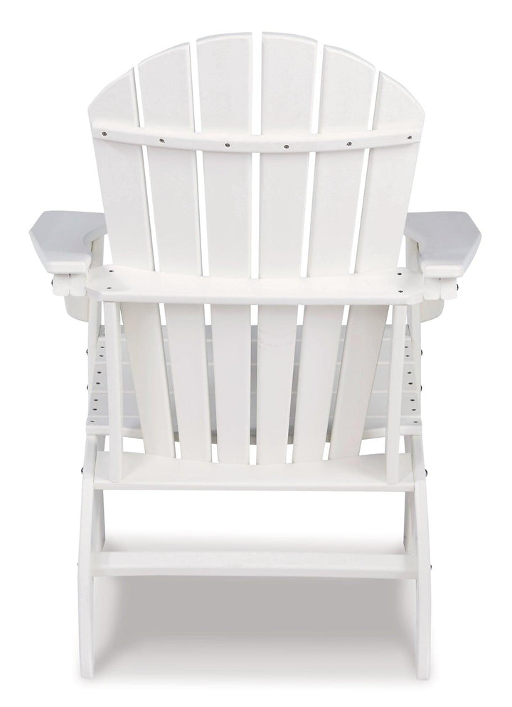 Sundown Treasure Adirondack Chair P011-898 White Contemporary Outdoor Seating By Ashley - sofafair.com